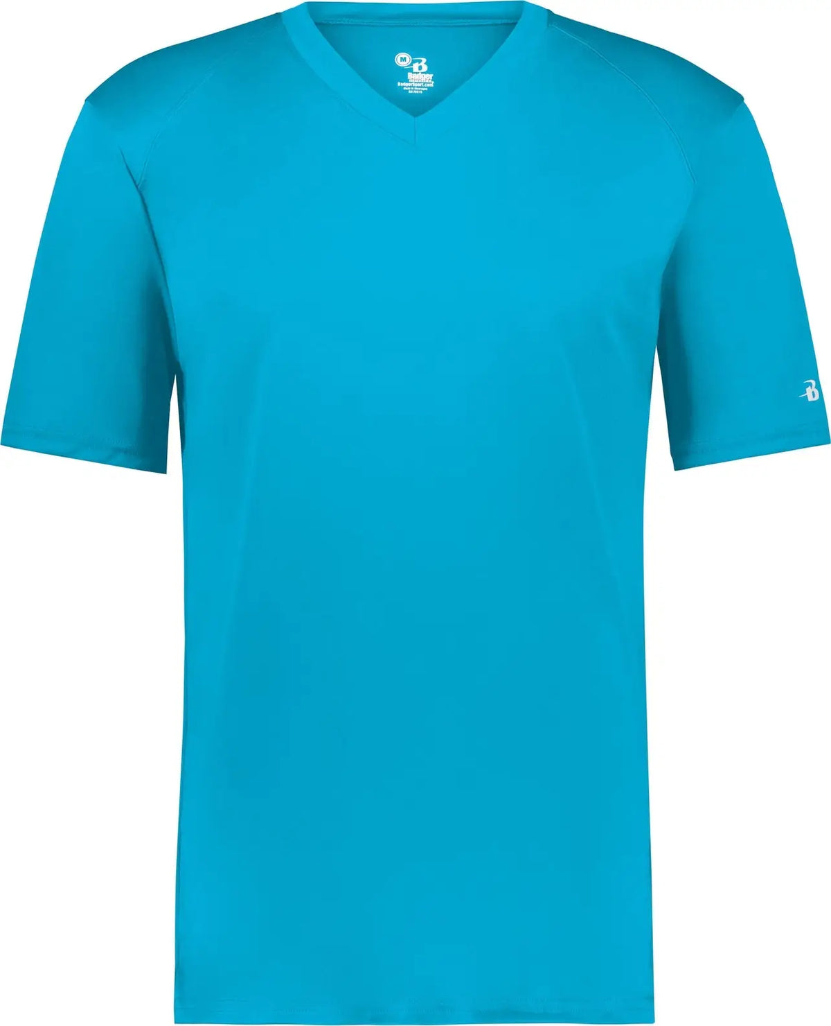 Badger Sport 2162 Youth B-core V-neck Tee - Electric Blue