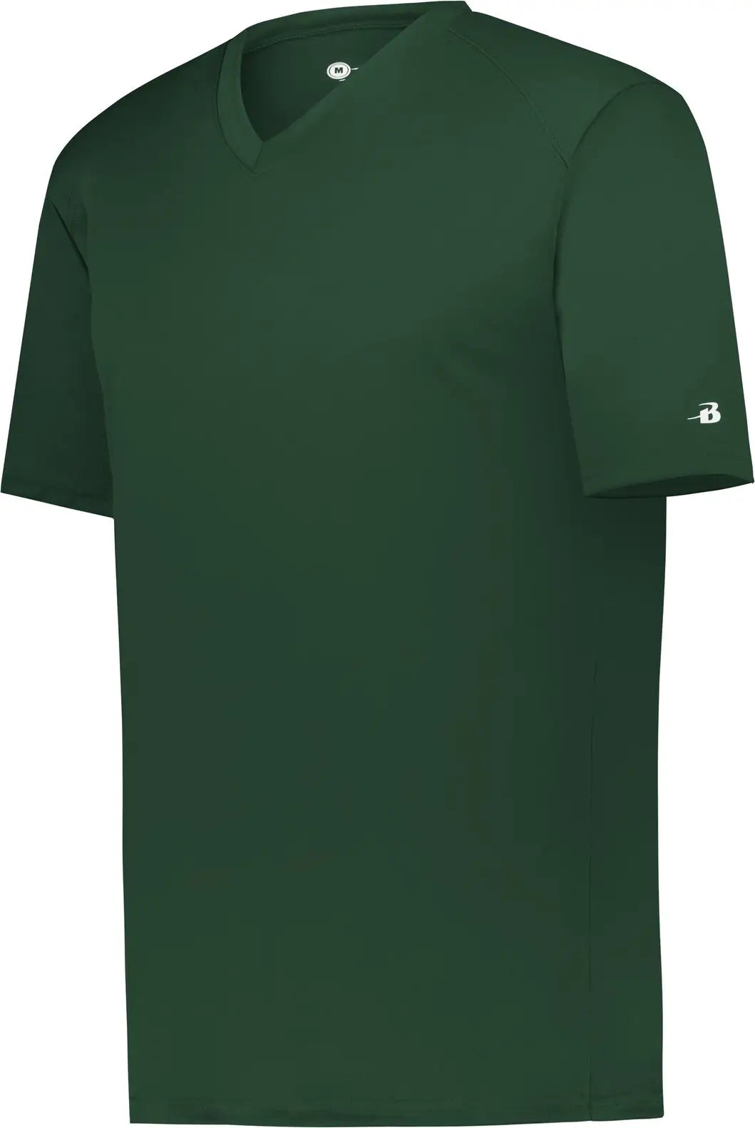 Badger Sport 2162 Youth B-core V-neck Tee - Forest - Xs