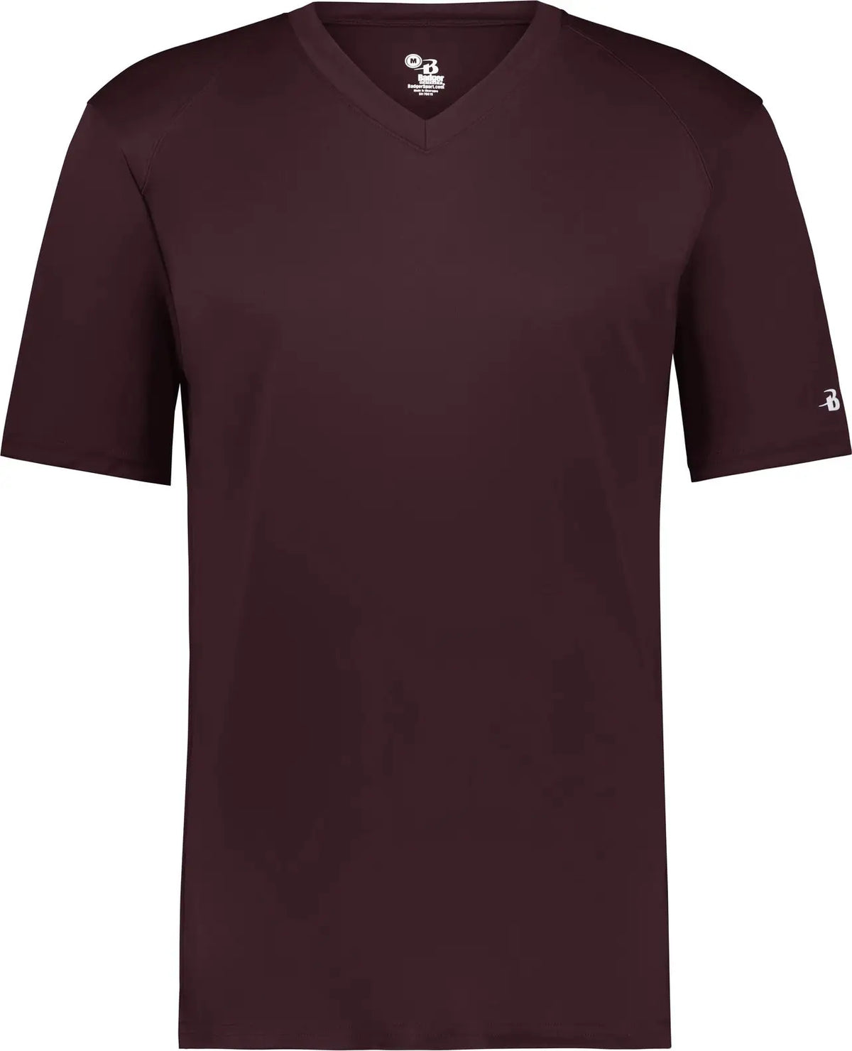 Badger Sport 2162 Youth B-core V-neck Tee - Maroon
