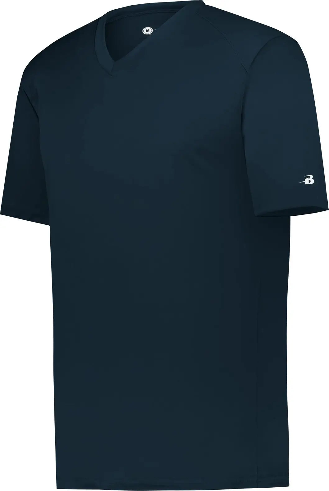 Badger Sport 2162 Youth B-core V-neck Tee - Navy - Xs