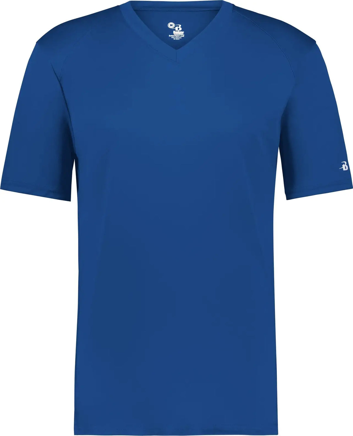 Badger Sport 2162 Youth B-core V-neck Tee - Royal
