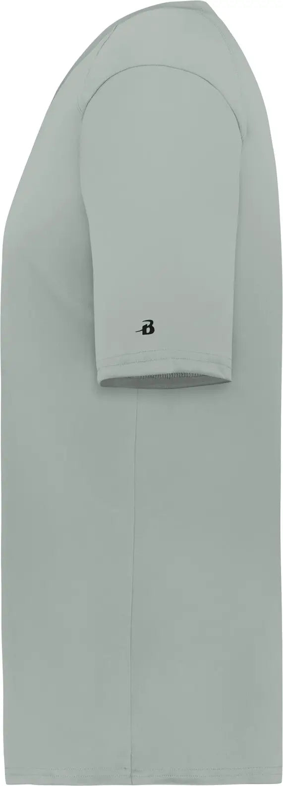 Badger Sport 2162 Youth B-core V-neck Tee - Silver