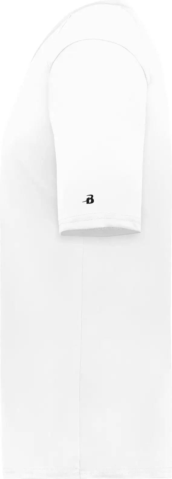 Badger Sport 2162 Youth B-core V-neck Tee - White