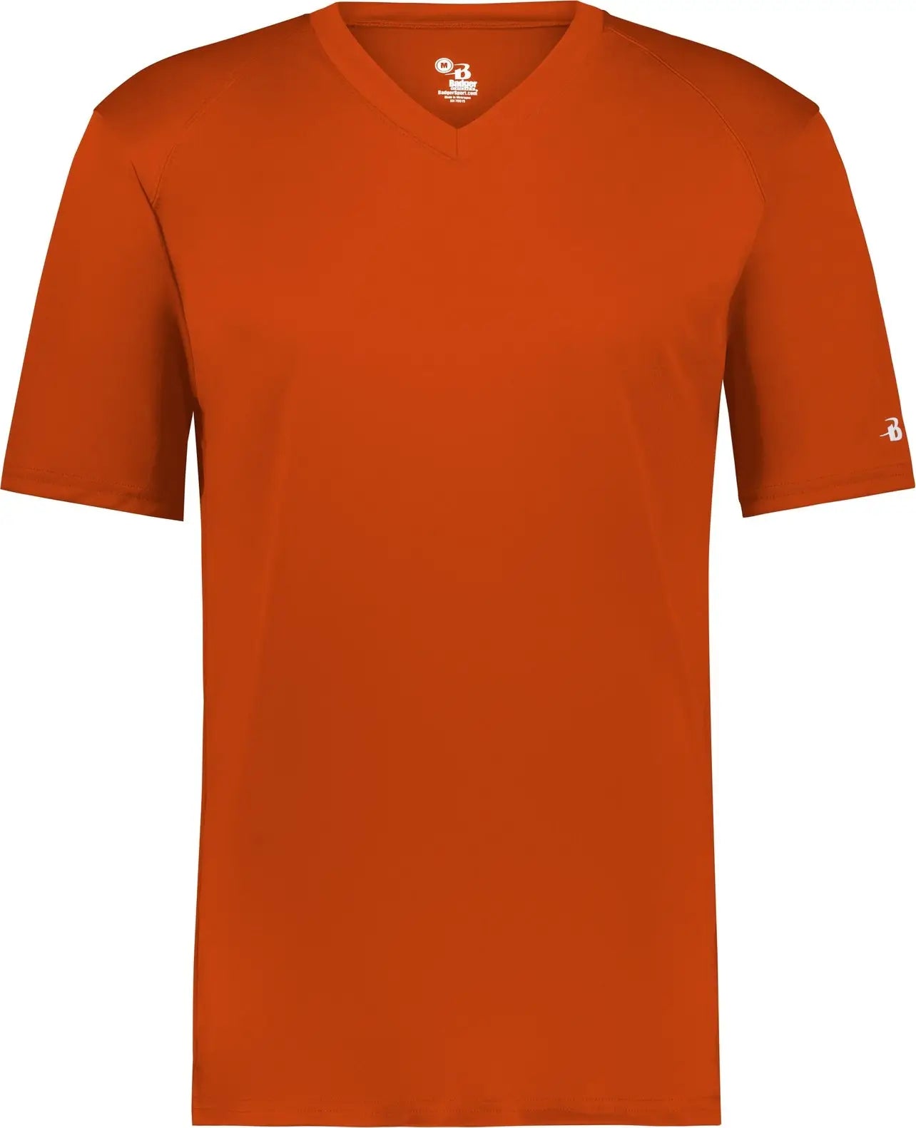 Badger Sport 216200 Youth B-core V-neck Tee - Burnt Orange - Xs