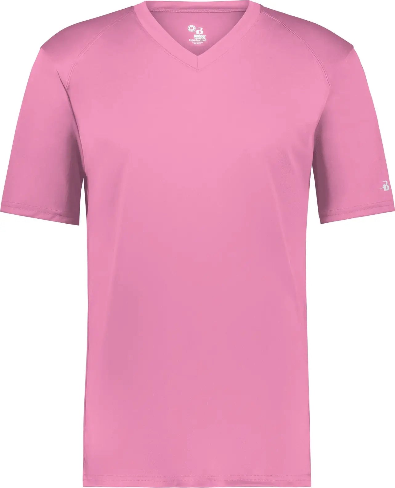 Badger Sport 216200 Youth B-core V-neck Tee - Pink - Xs