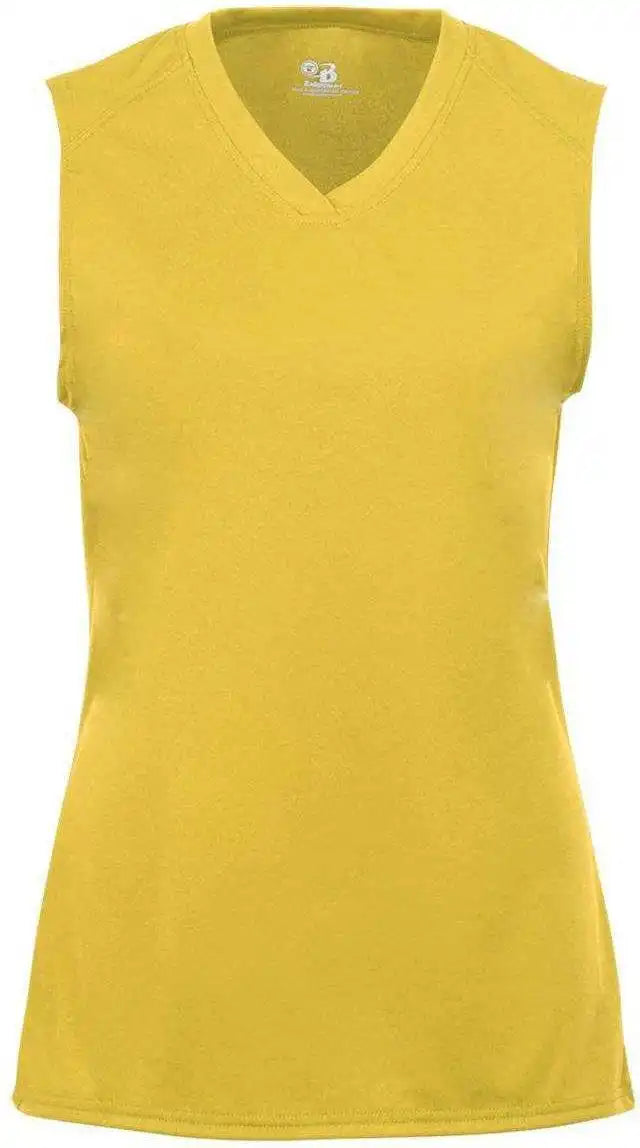 Badger Sport 2163 B-core Girls Sleeveless Tee - Gold
