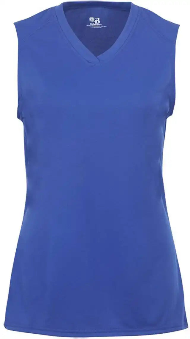 Badger Sport 2163 B-core Girls Sleeveless Tee - Royal
