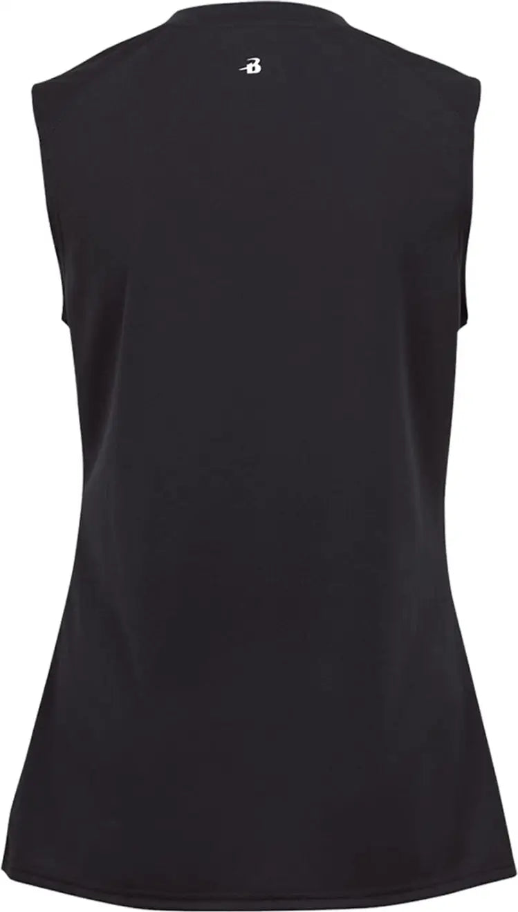 Badger Sport 2163 Girls B-core Sleeveless Tank - Black