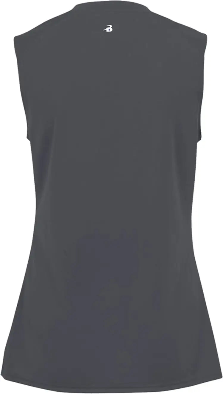 Badger Sport 2163 Girls B-core Sleeveless Tank - Graphite
