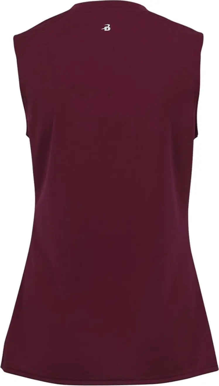 Badger Sport 2163 Girls B-core Sleeveless Tank - Maroon