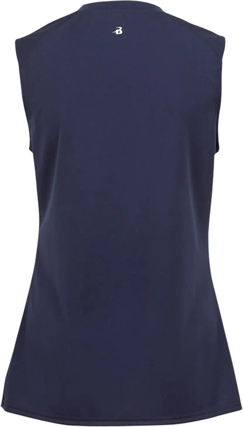 Badger Sport 2163 Girls B-core Sleeveless Tank - Navy