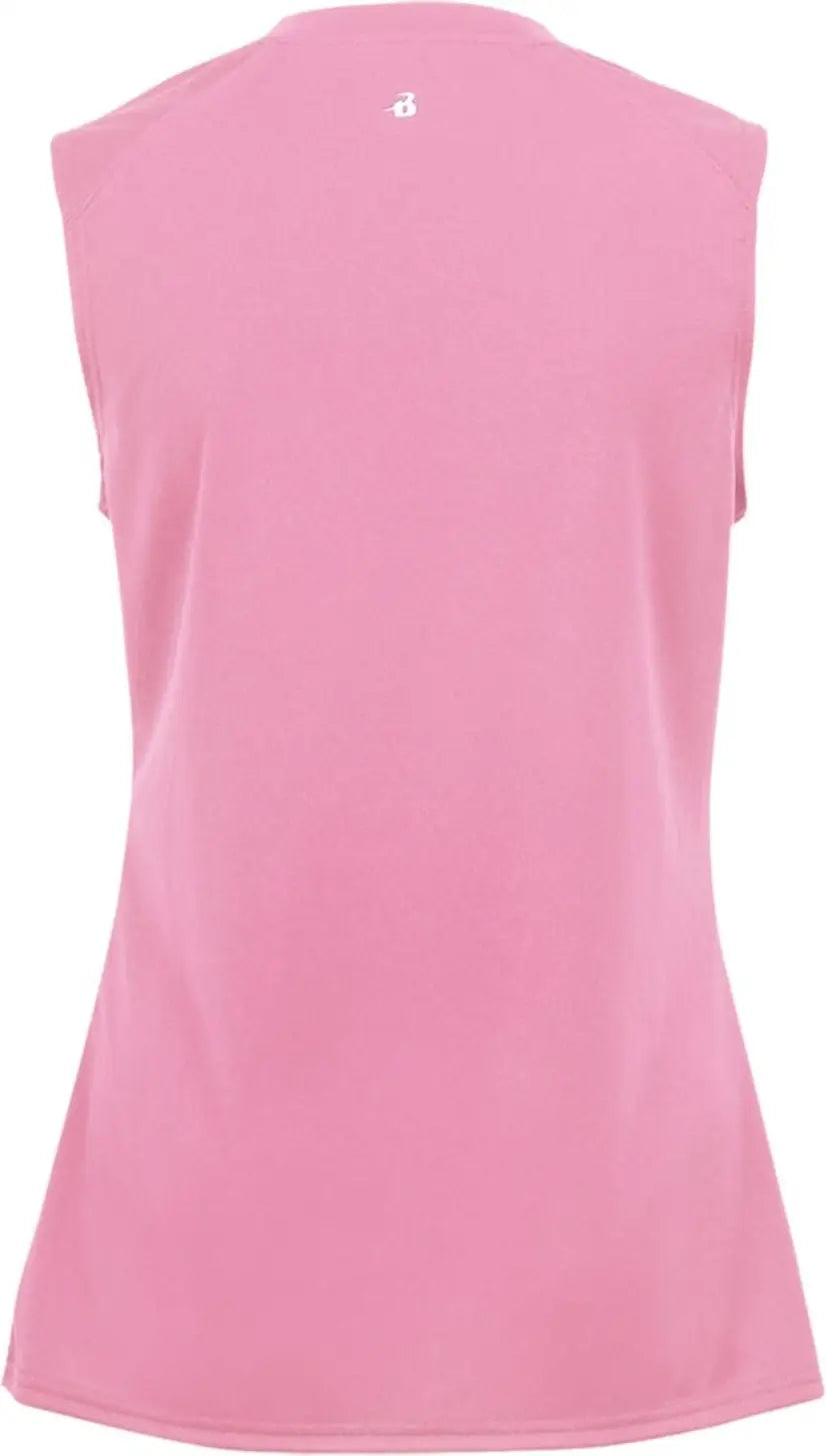Badger Sport 2163 Girls B-core Sleeveless Tank - Pink