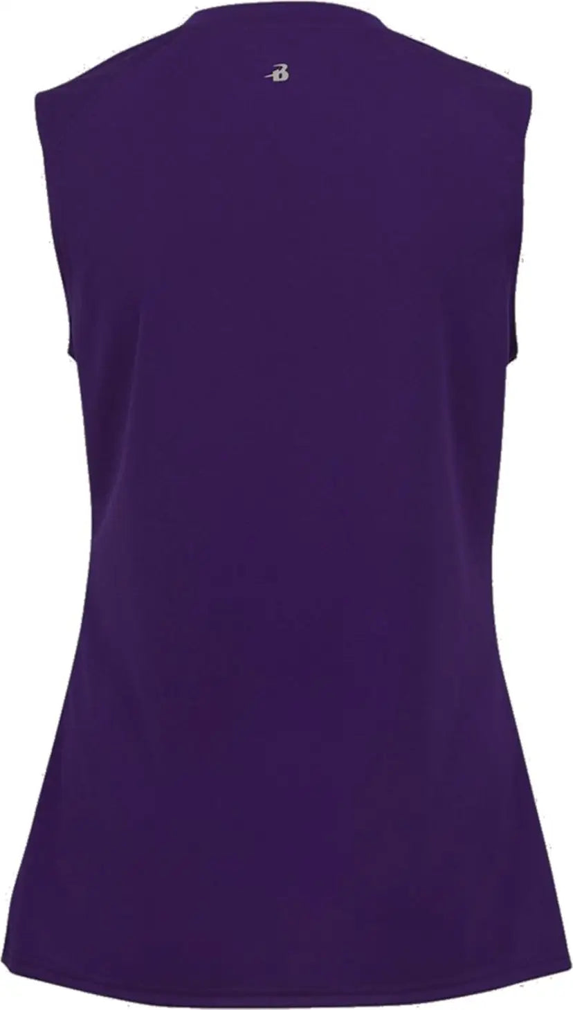 Badger Sport 2163 Girls B-core Sleeveless Tank - Purple