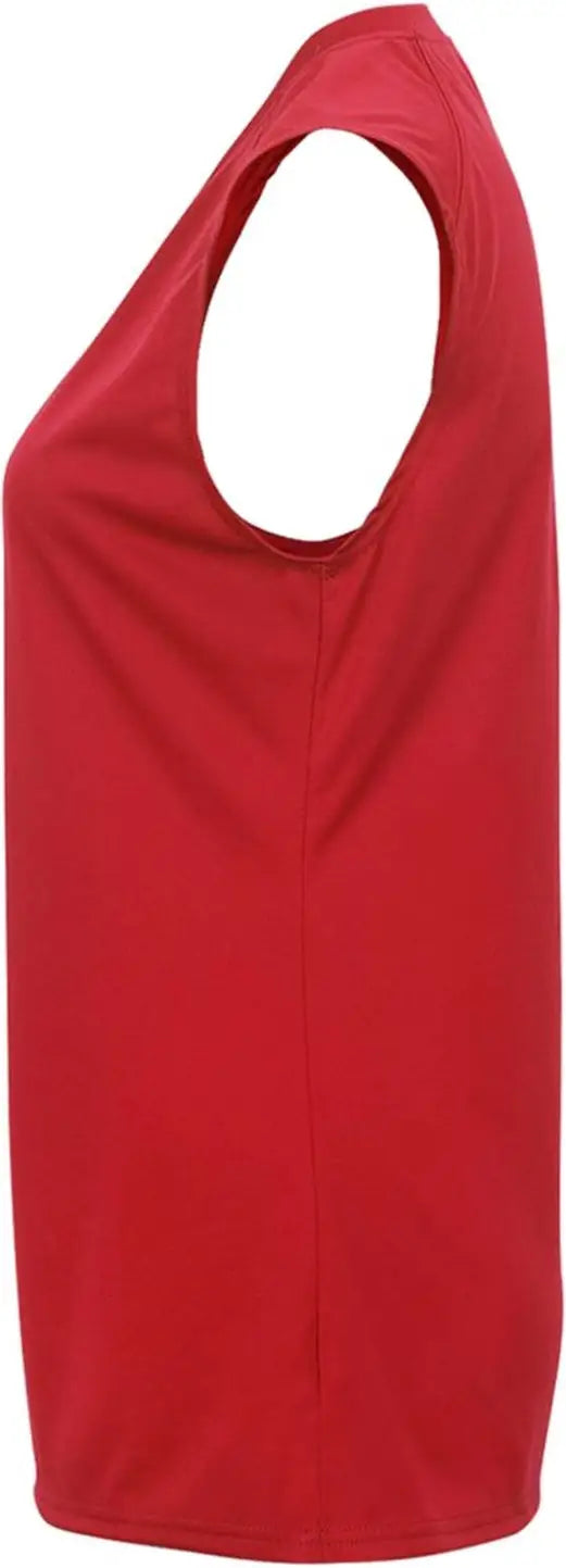 Badger Sport 2163 Girls B-core Sleeveless Tank - Red