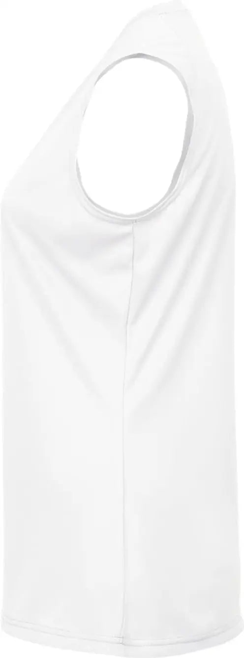Badger Sport 2163 Girls B-core Sleeveless Tank - White