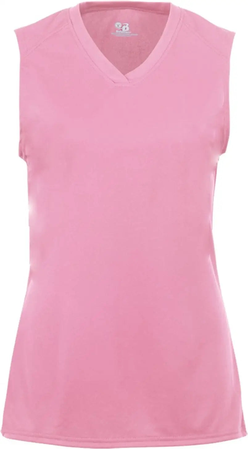 Badger Sport 216300 Girls B-core Sleeveless Tank - Pink - Xs