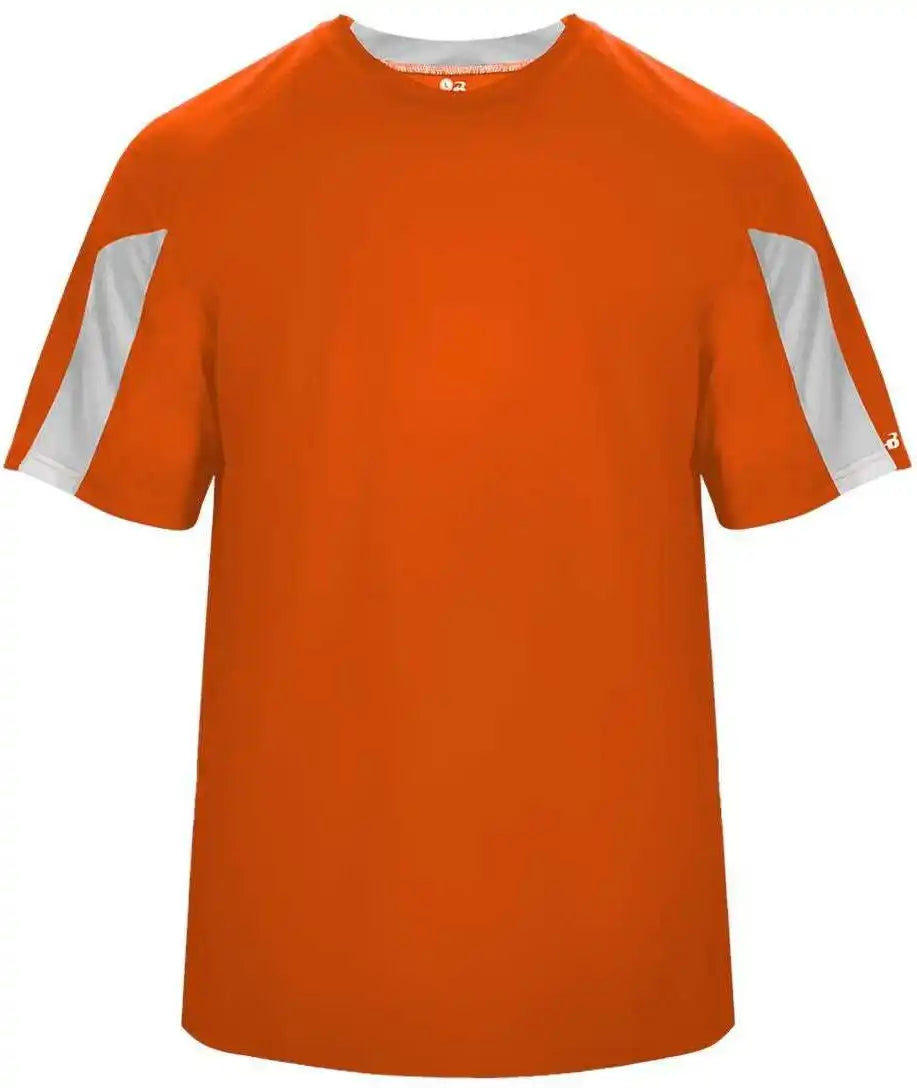 Badger Sport 2176 Striker Youth Tee - Orange White