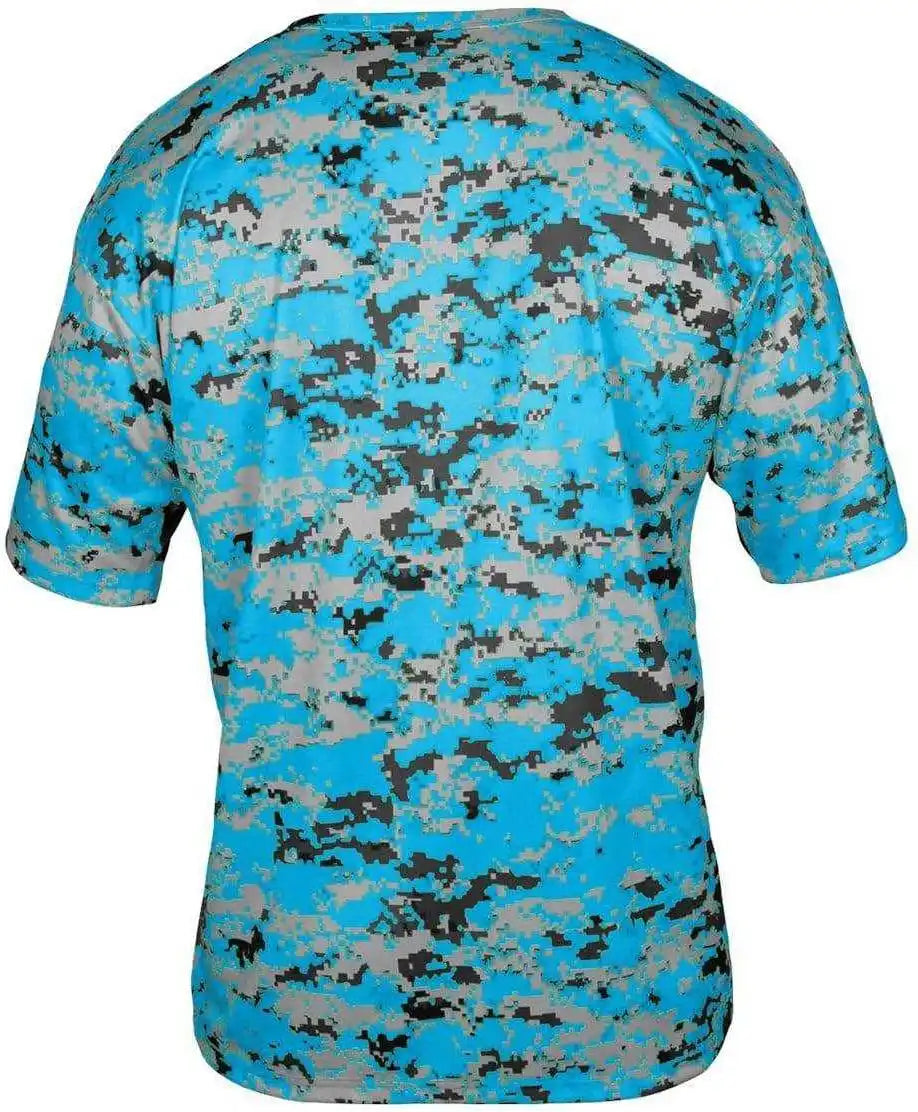 Badger Sport 2180 B-core Youth Digital Tee - Electric Blue