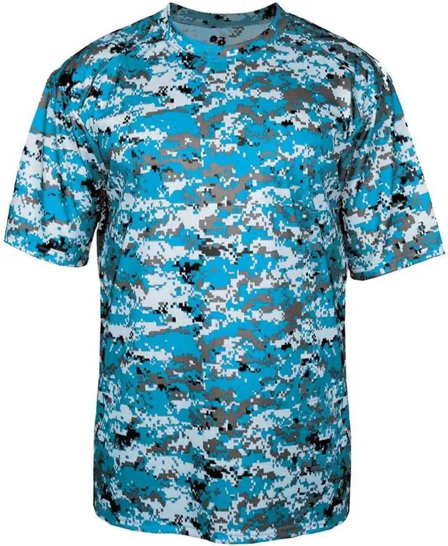 Badger Sport 2180 B-core Youth Digital Tee - Electric Blue