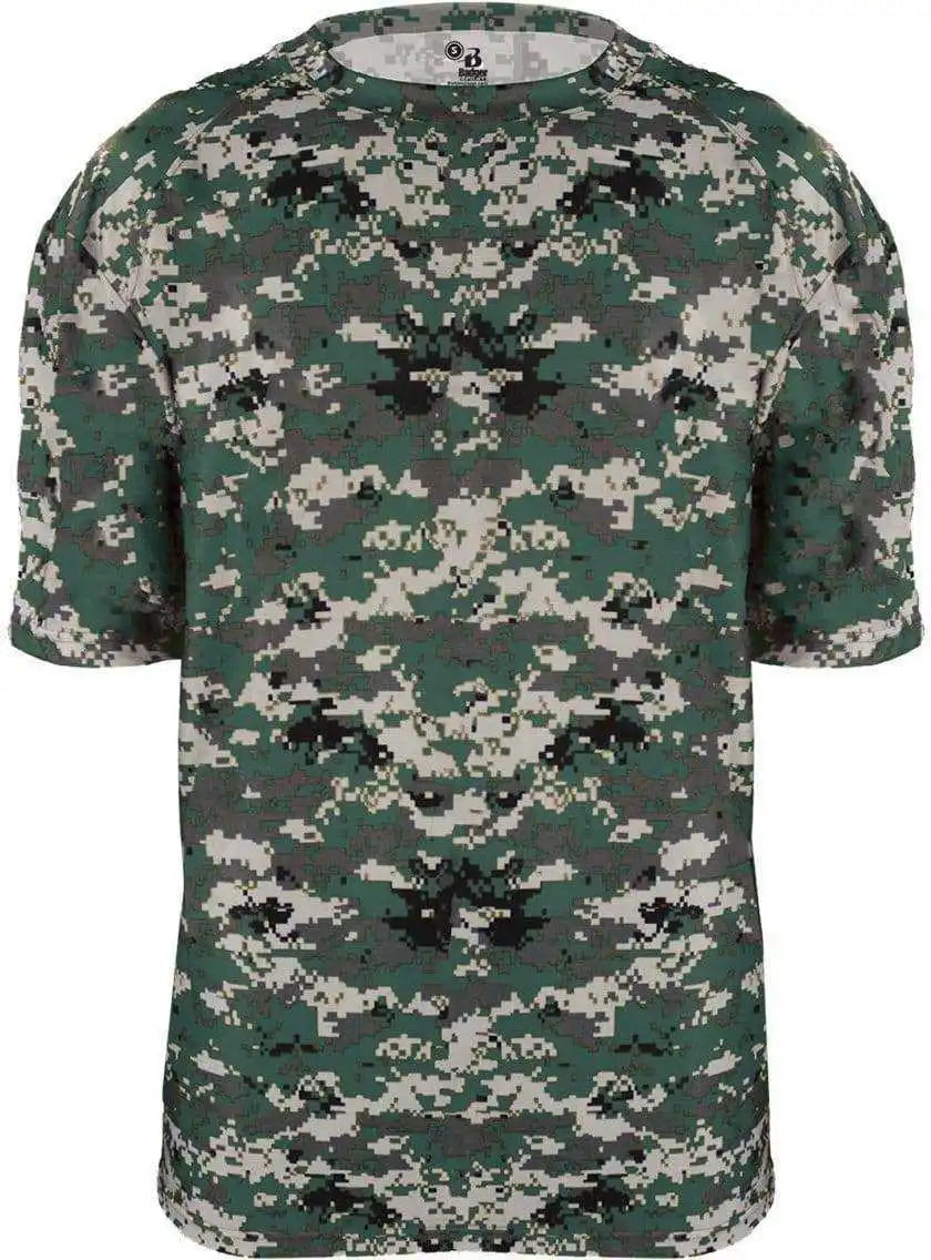 Badger Sport 2180 B-core Youth Digital Tee - Forest