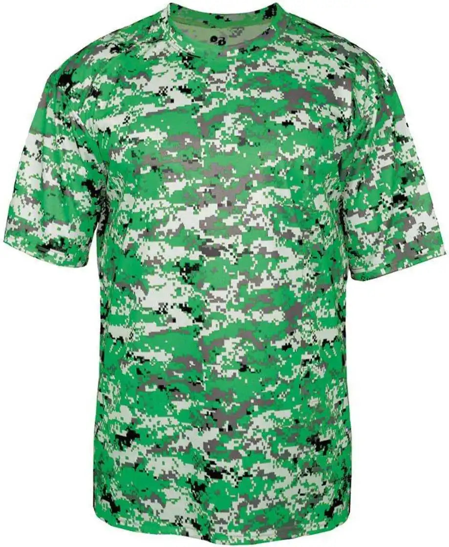 Badger Sport 2180 B-core Youth Digital Tee - Kelly