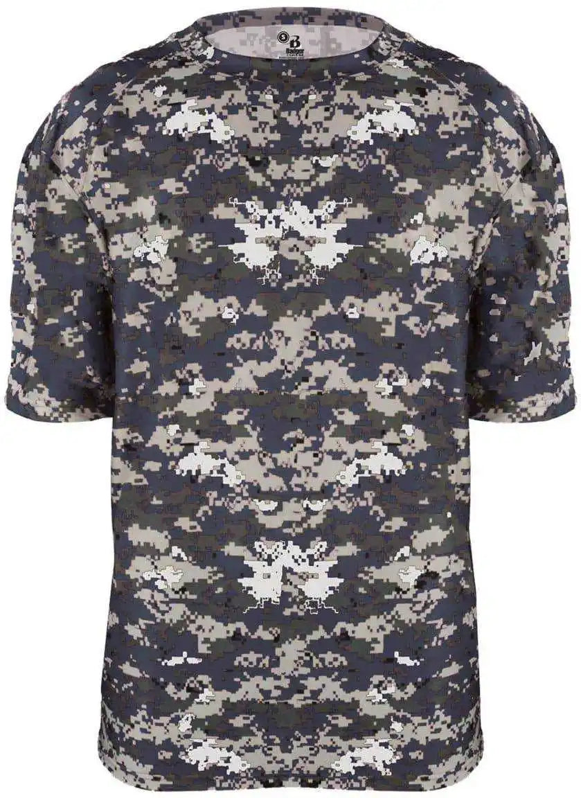Badger Sport 2180 b Core Youth Digital Tee Navy
