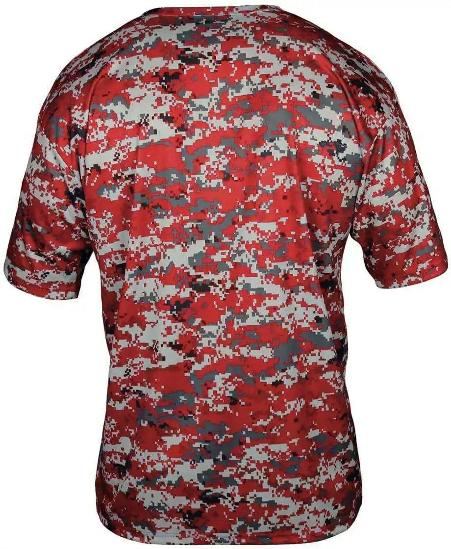 Badger Sport 2180 b Core Youth Digital Tee Red
