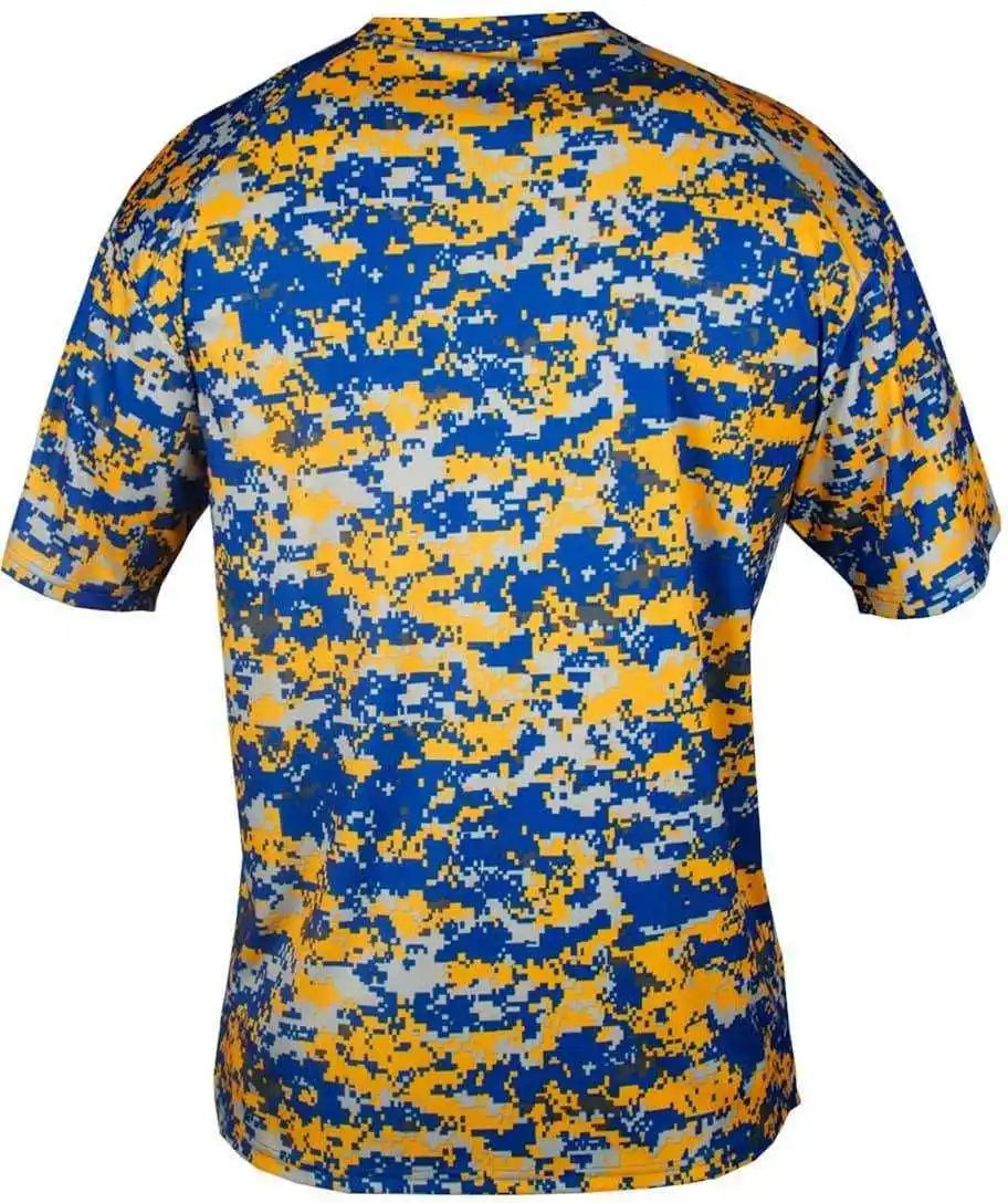 Badger Sport 2180 B-core Youth Digital Tee - Royal Gold