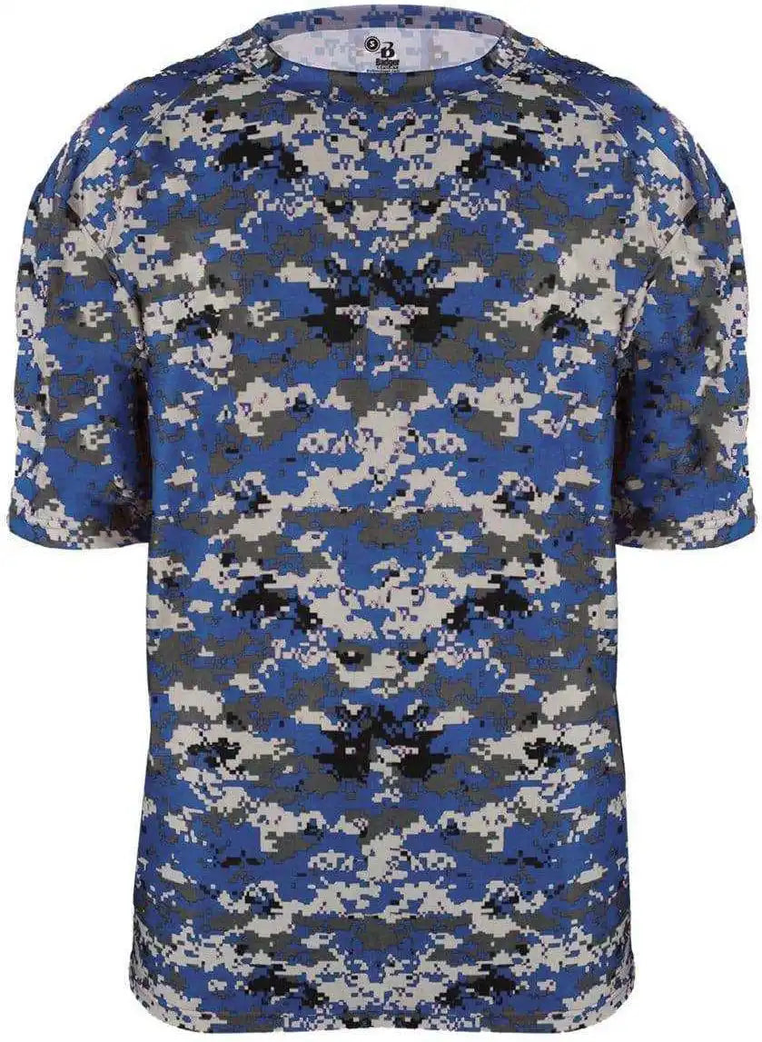 Badger Sport 2180 b Core Youth Digital Tee Royal