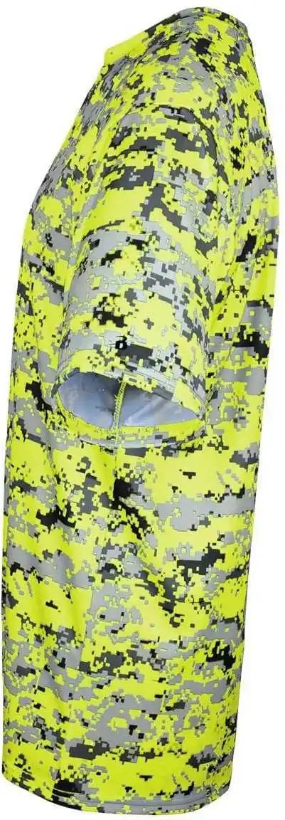 Badger Sport 2180 B-core Youth Digital Tee - Safety Yellow