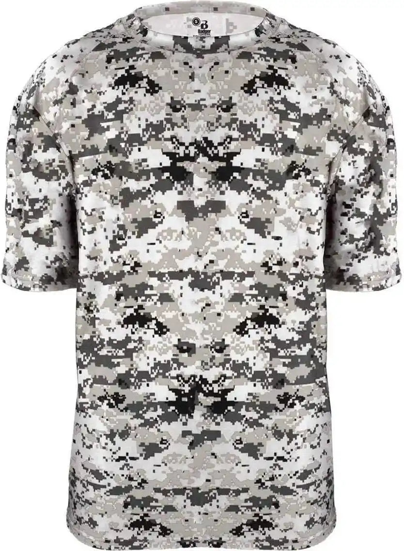 Badger Sport 2180 b Core Youth Digital Tee White