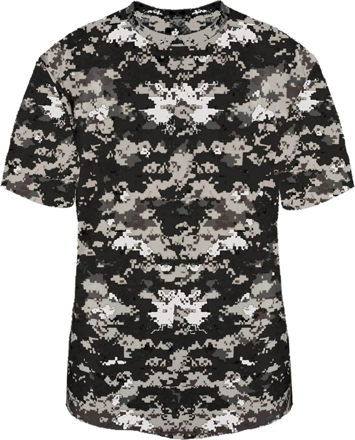 Badger Sport 2180 Youth Digital Tee - Black - Xs