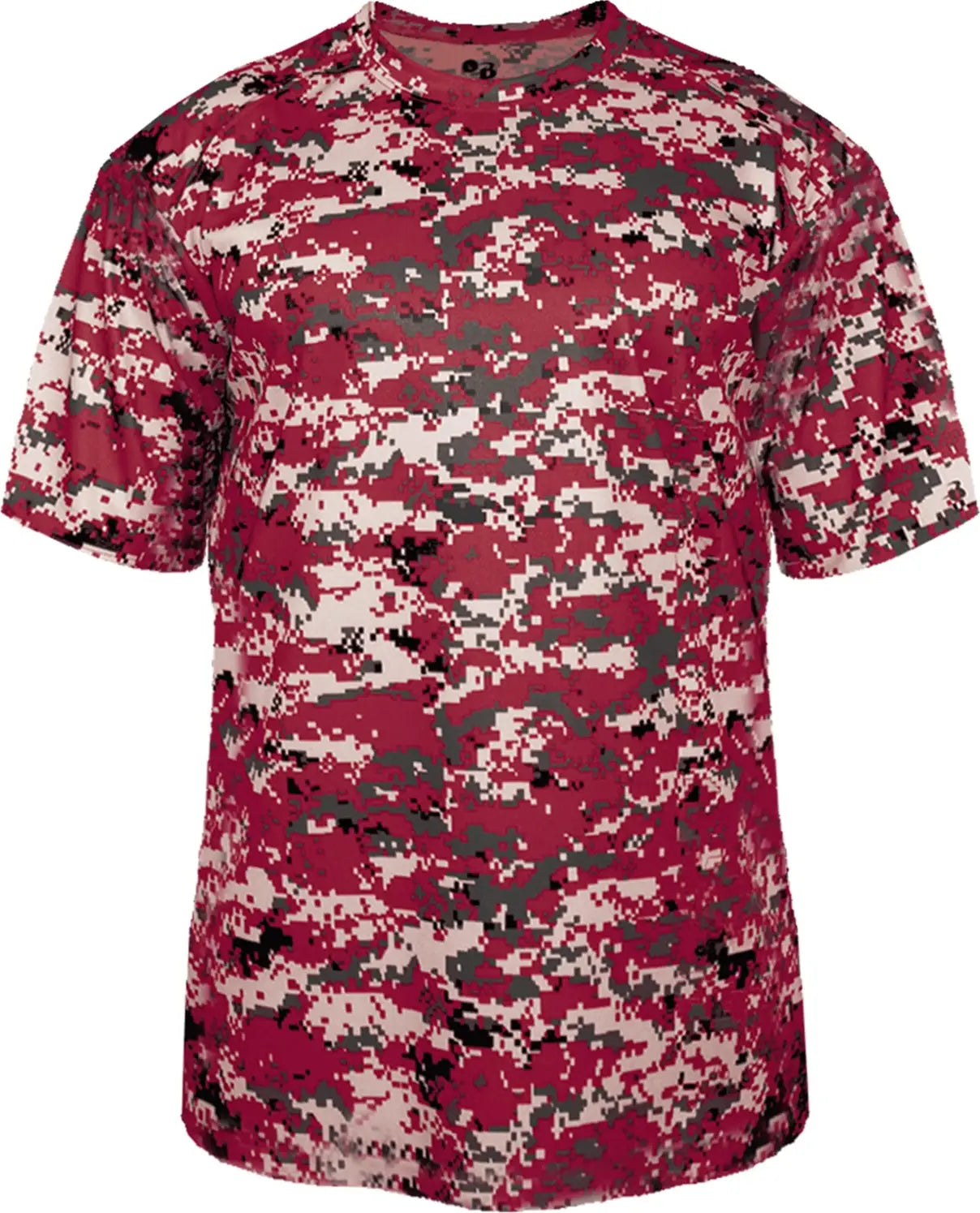 Badger Sport 2180 Youth Digital Tee - Cardinal - Xs