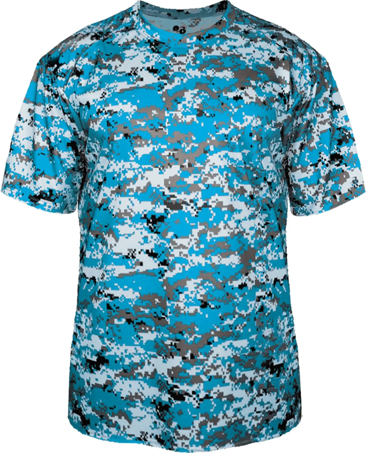 Badger Sport 2180 Youth Digital Tee - Electric Blue