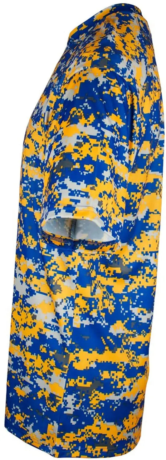 Badger Sport 2180 Youth Digital Tee - Royal Gold