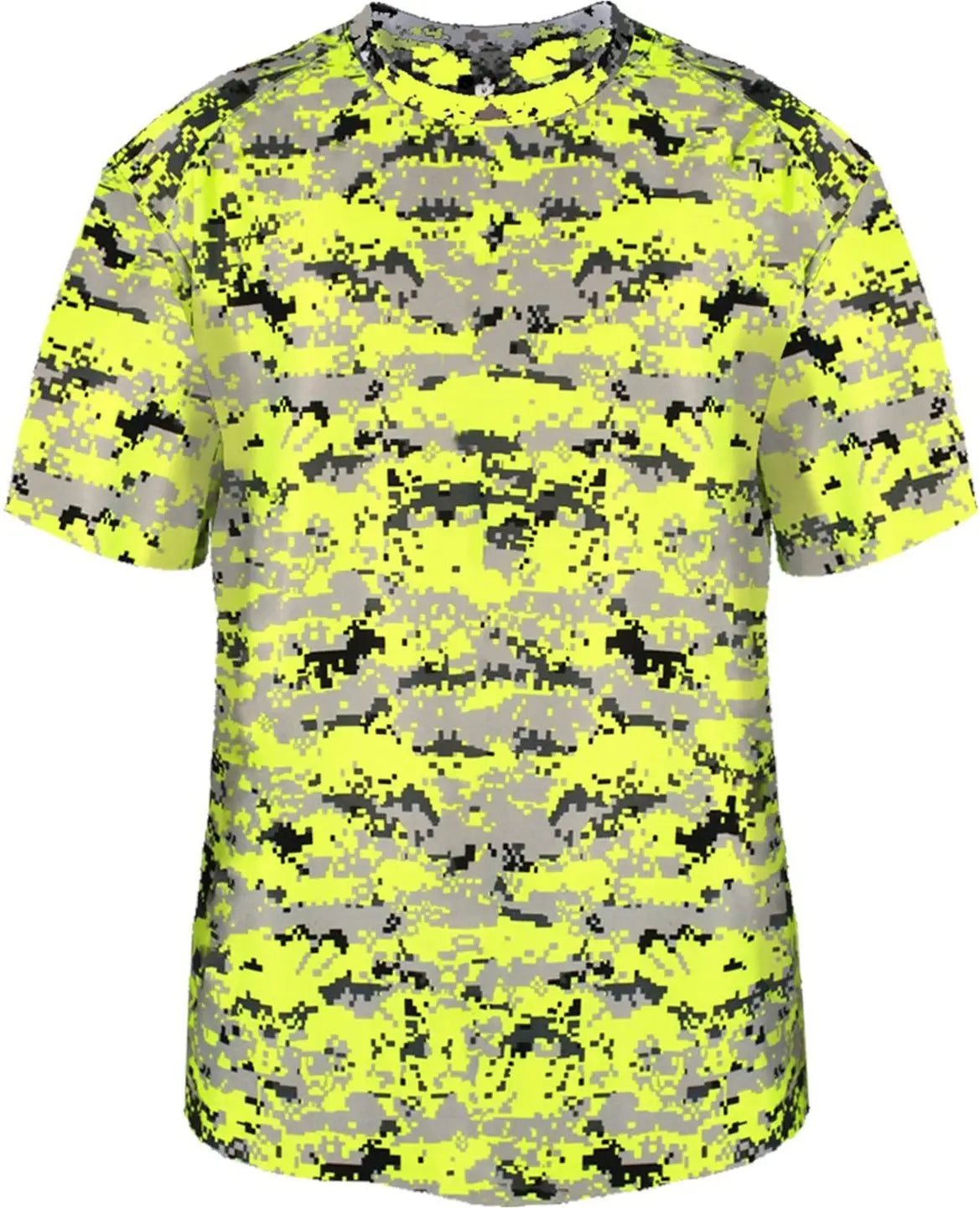 Badger Sport 2180 Youth Digital Tee - Safety Yellow