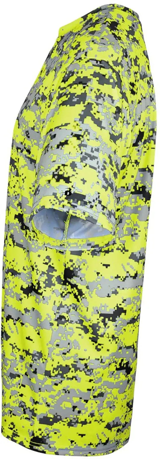Badger Sport 2180 Youth Digital Tee - Safety Yellow