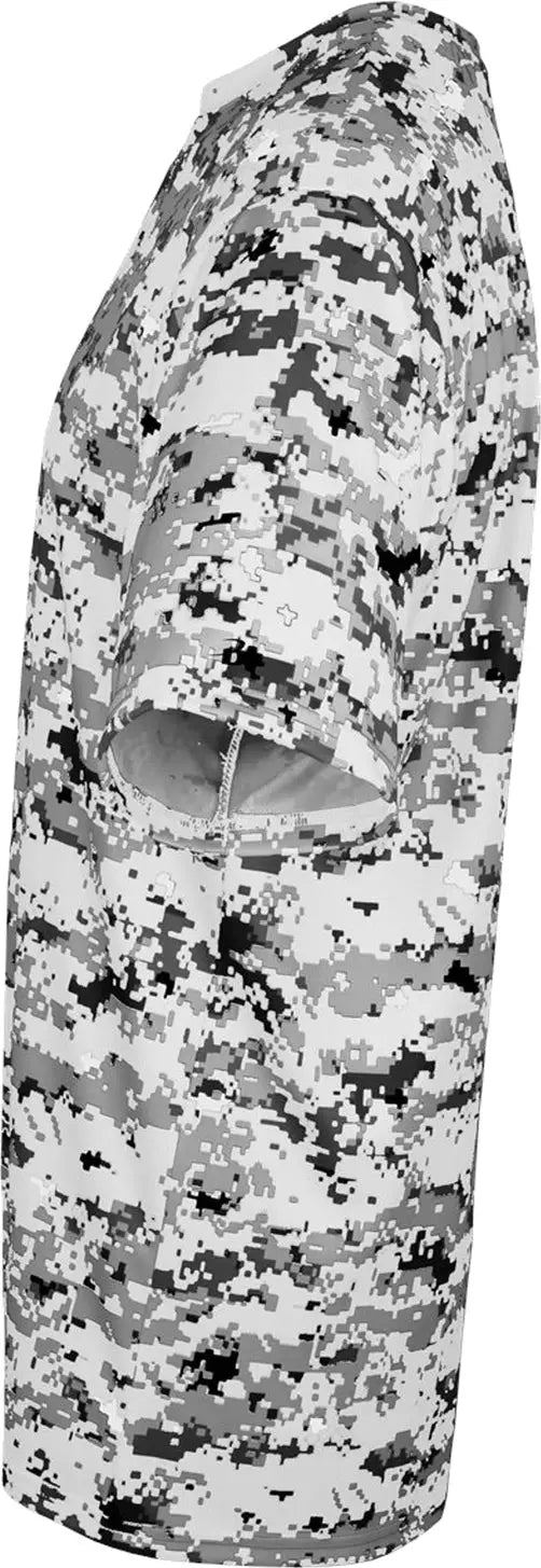 Badger Sport 2180 Youth Digital Tee - White