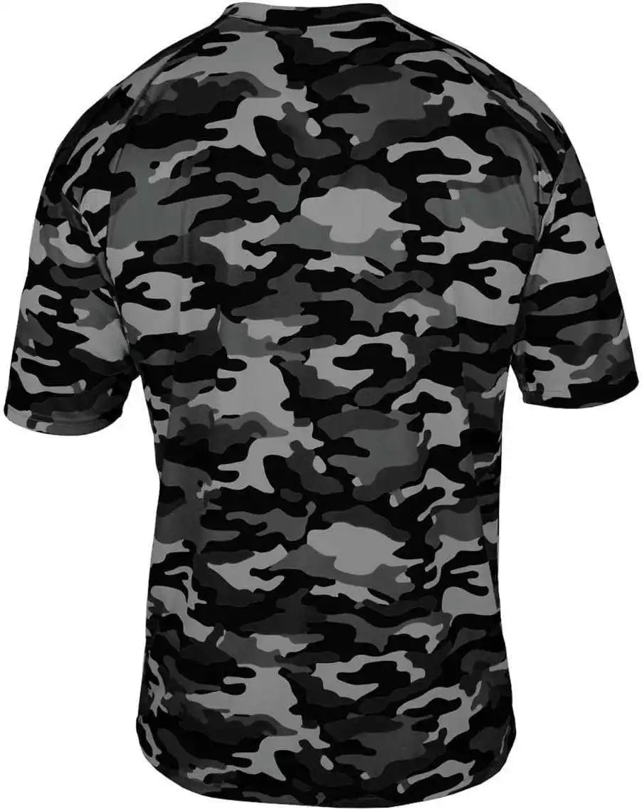 Badger Sport 2181 Camo Youth Tee Black