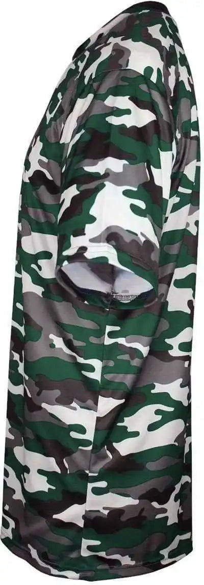 Badger Sport 2181 Camo Youth Tee - Forest