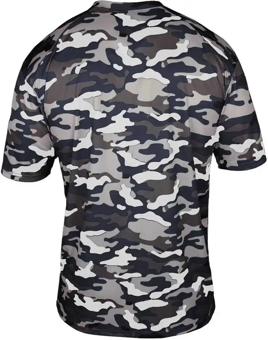 Badger Sport 2181 Camo Youth Tee Navy