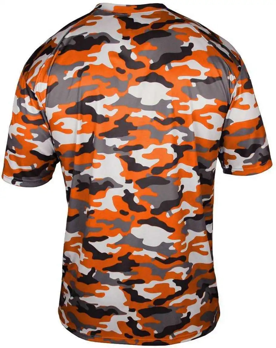 Badger Sport 2181 Camo Youth Tee - Orange