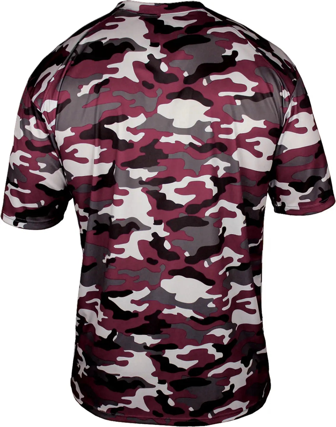 Badger Sport 2181 Youth Camo Tee - Maroon