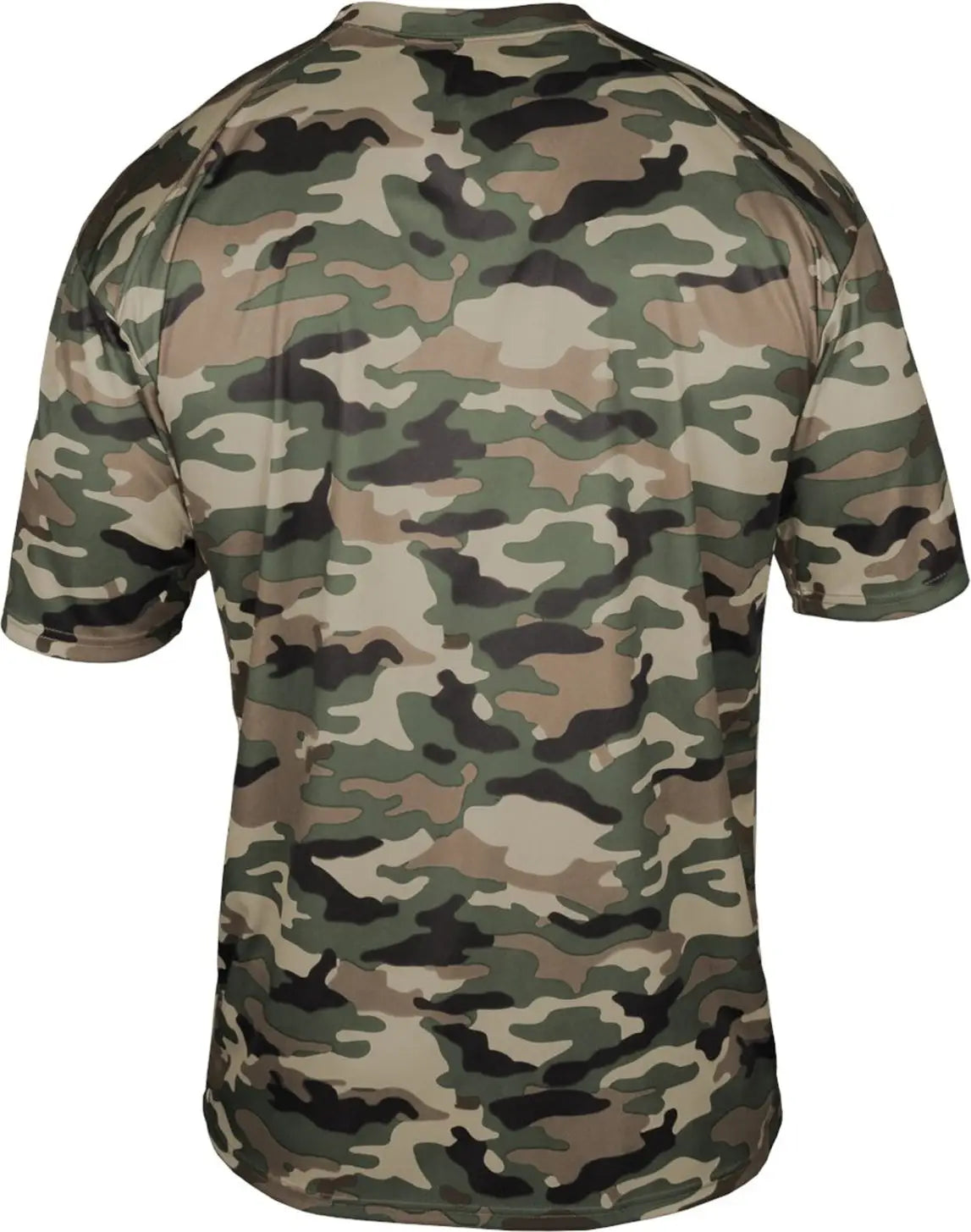 Badger Sport 2181 Youth Camo Tee - Olive Green