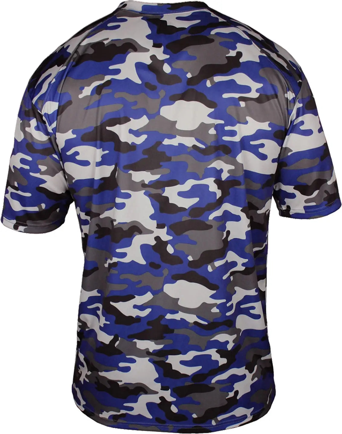 Badger Sport 2181 Youth Camo Tee - Royal