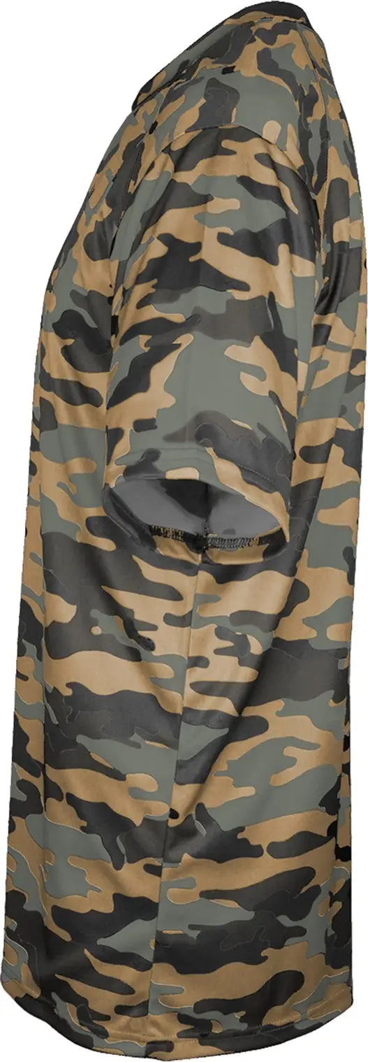 Badger Sport 2181 Youth Camo Tee - Sand