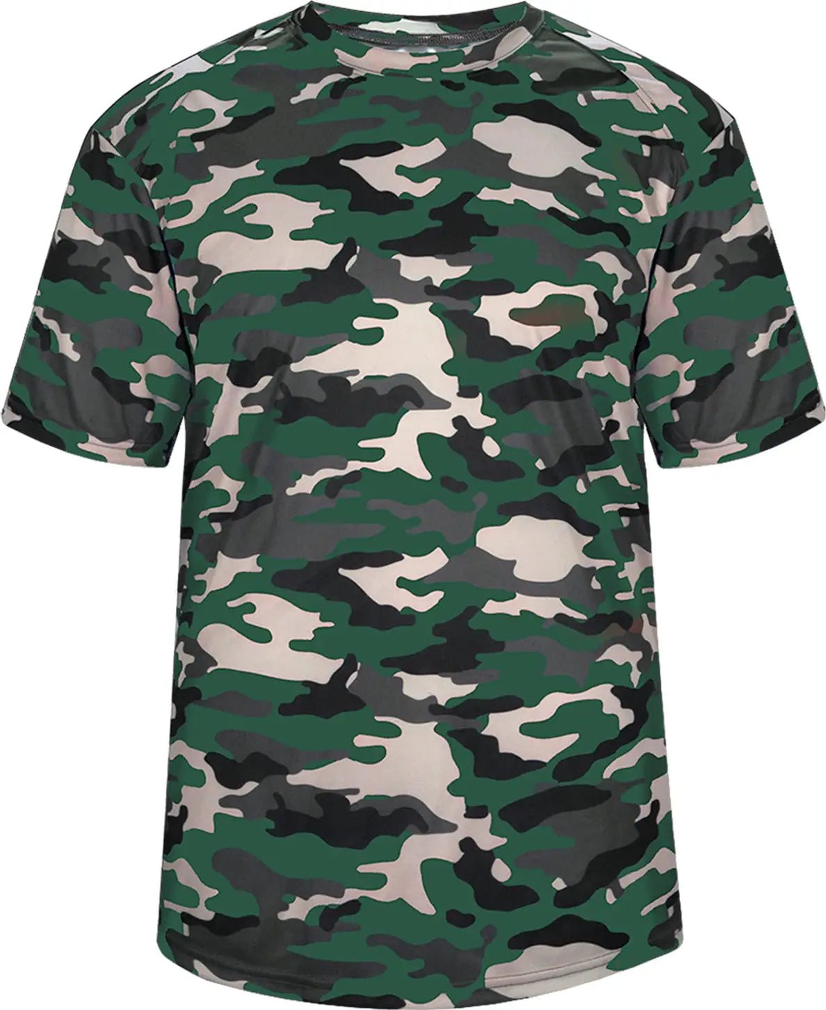 Badger Sport 218100 Youth Camo Tee - Forest