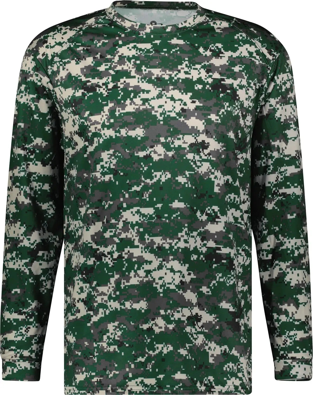 Badger Sport 2184 Youth Digital L/s Tee - Forest - Xs