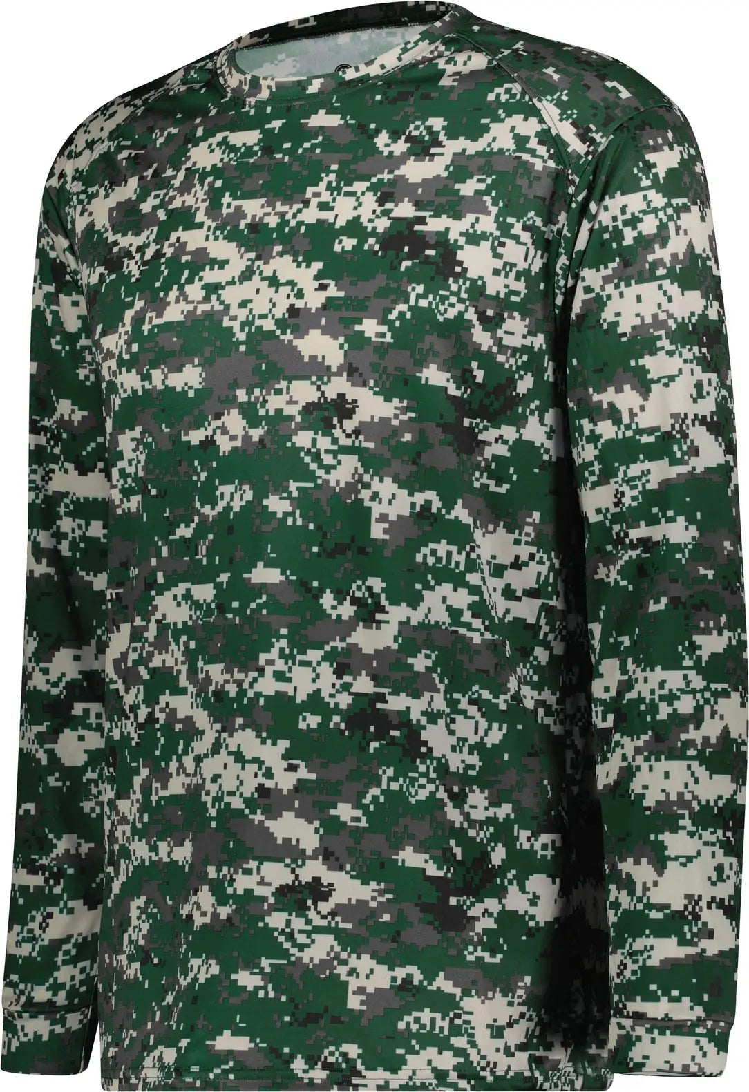 Badger Sport 2184 Youth Digital L/s Tee - Forest - Xs