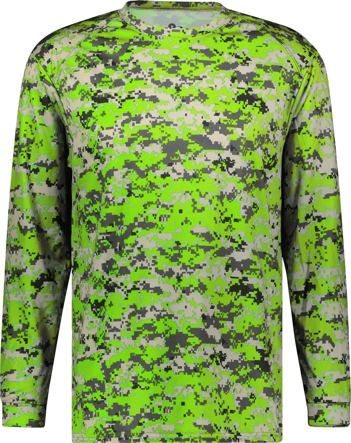 Badger Sport 2184 Youth Digital L/s Tee - Lime